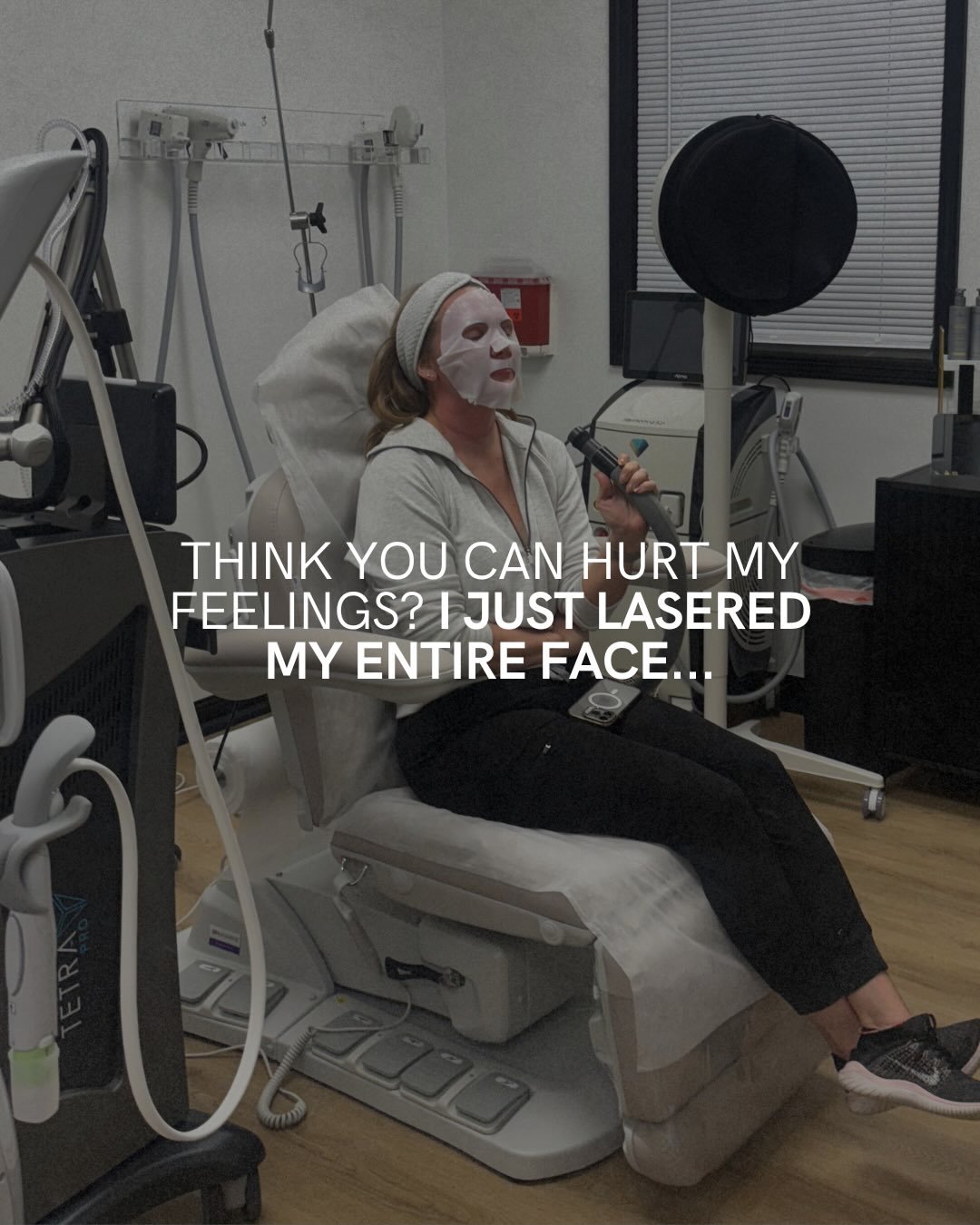 Guess beauty really is pain&hellip; 🤪⚡️ I&rsquo;ll be posting some updates on my progress in stories if you&rsquo;re curious about trying it&hellip; and stay tuned for Black Friday specials! 👀

&bull;
&bull;
&bull;
laser hair removal in Toledo, Tol