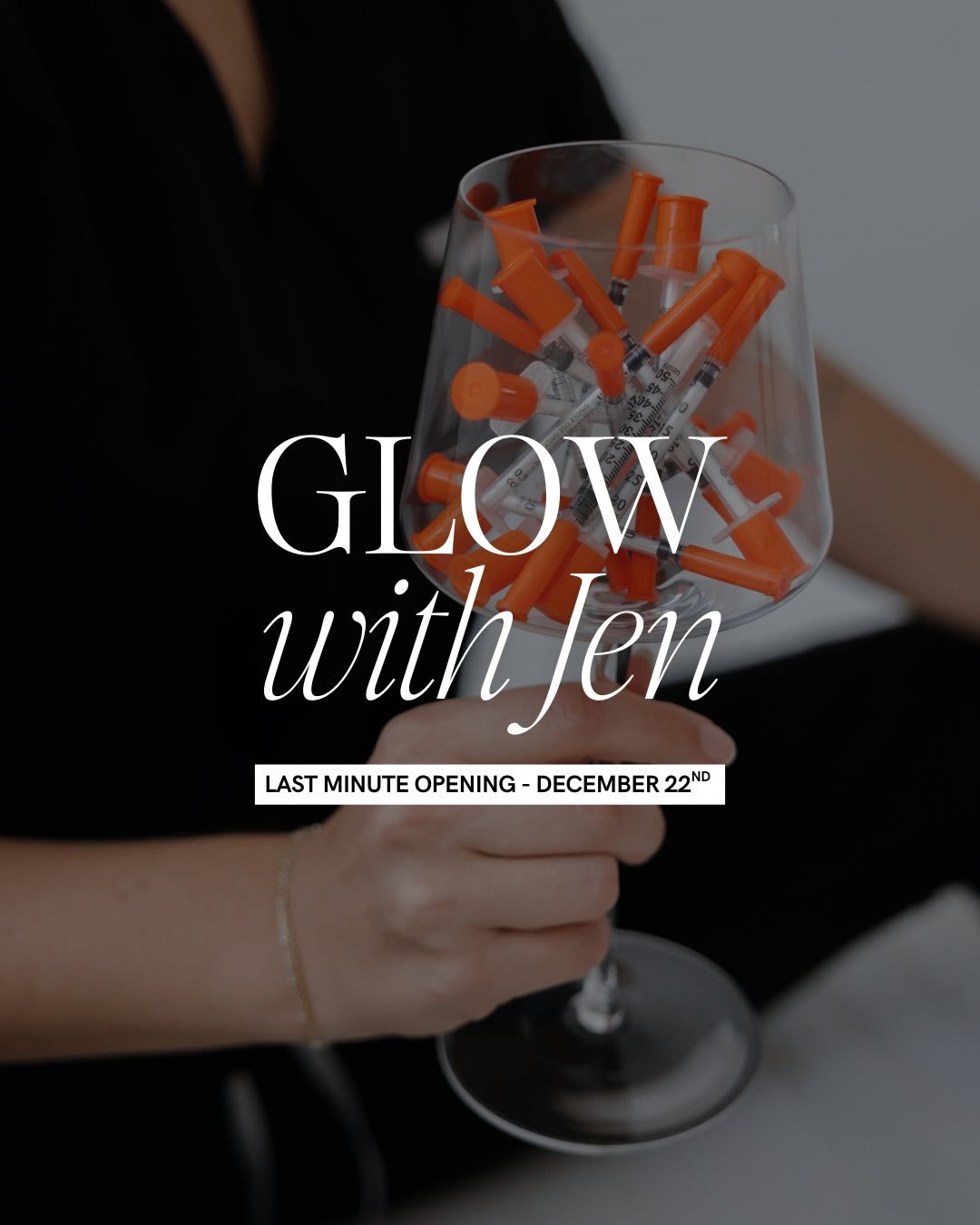 🚨 Last minute availability with Jen on December 22nd! If you&rsquo;re looking to get that fresh glow for the new year (and at a discount)!

&bull;
&bull;
&bull;
Toledo medspa, lip fillers, laser hair removal in Toledo, chemical peels, aging graceful