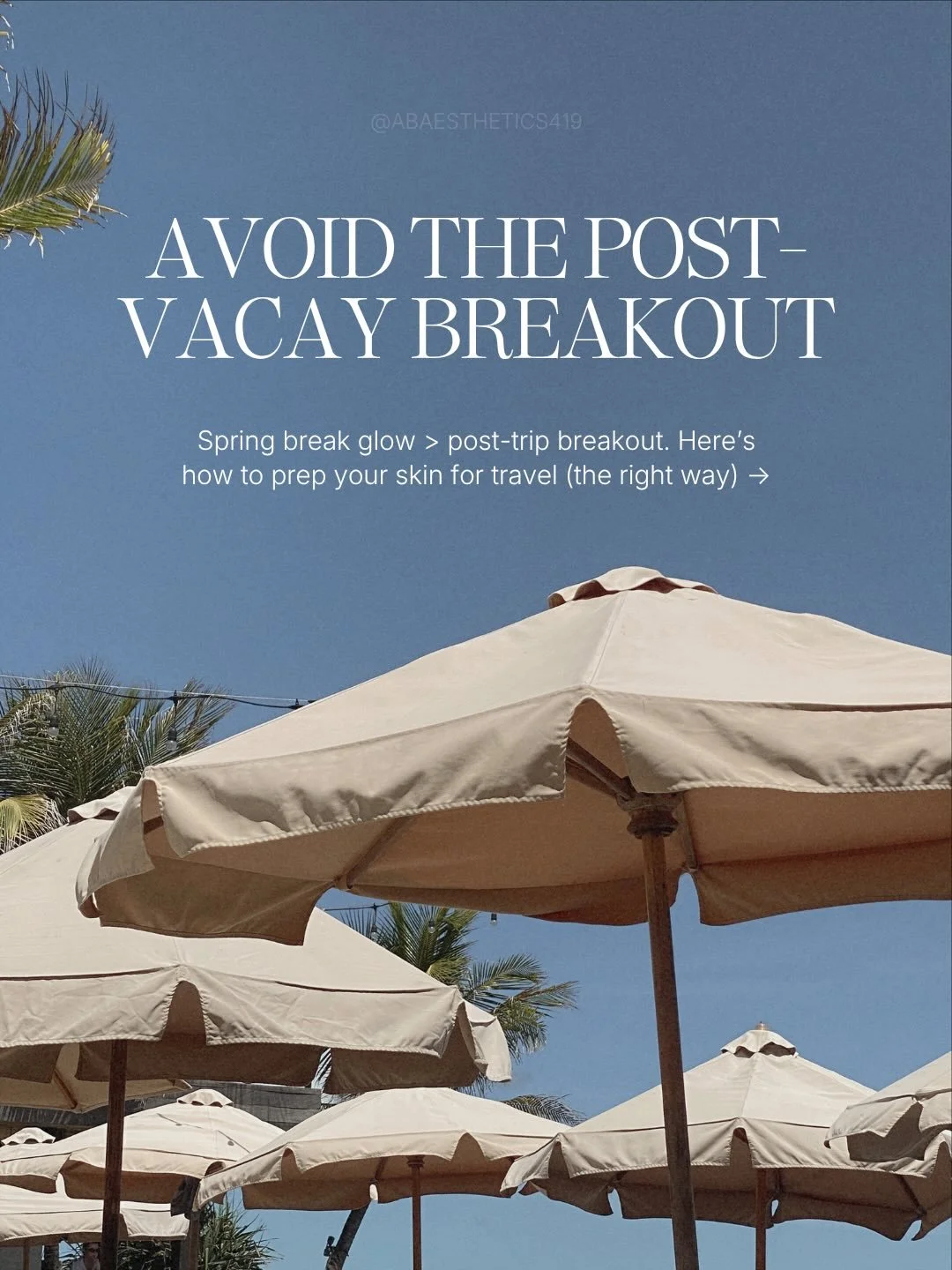 Share this with a friend who is going on Spring break soon! 🌸🧴✨