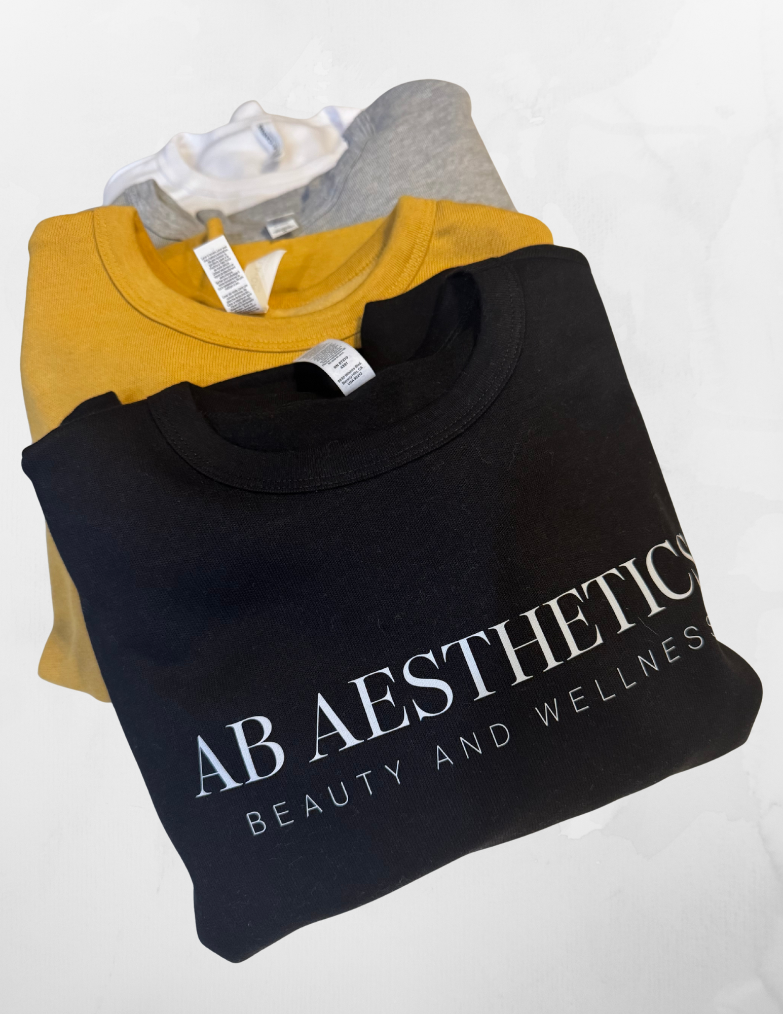 AB Aesthetics Ladies Crewneck Sweatshirt (slightly cropped)