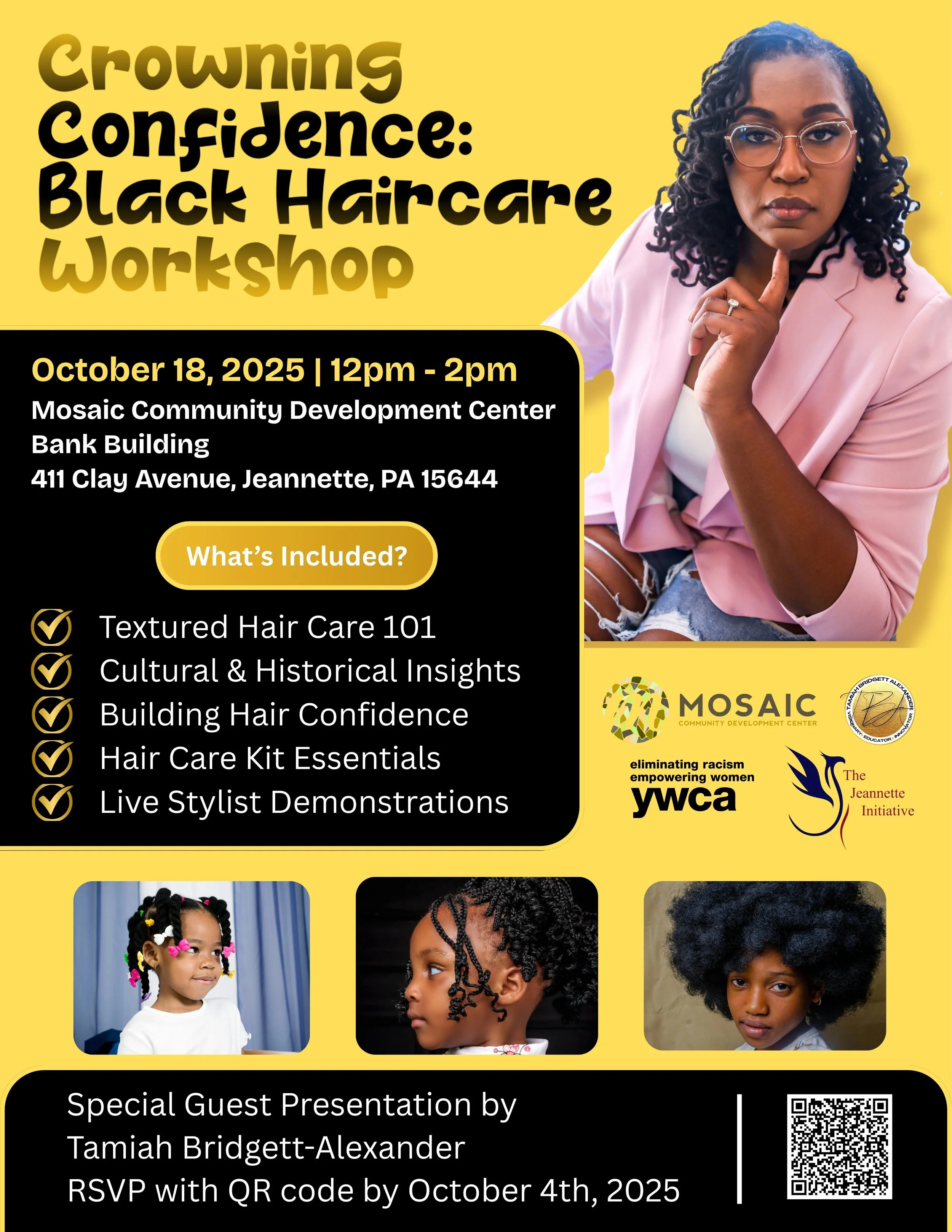 Crowning Confidence: Black Haircare Workshop