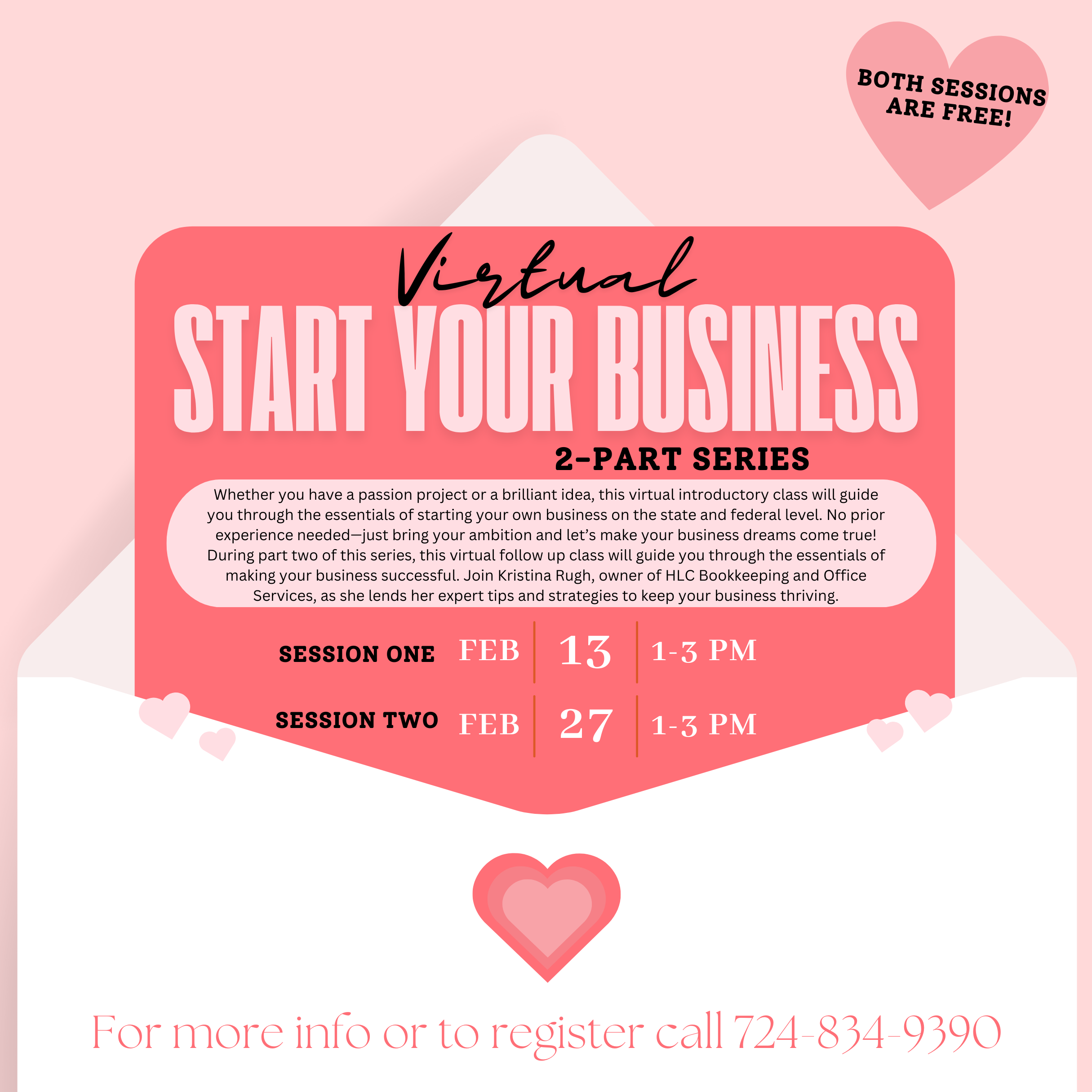 Virtual “Start Your Own Business” Session Two