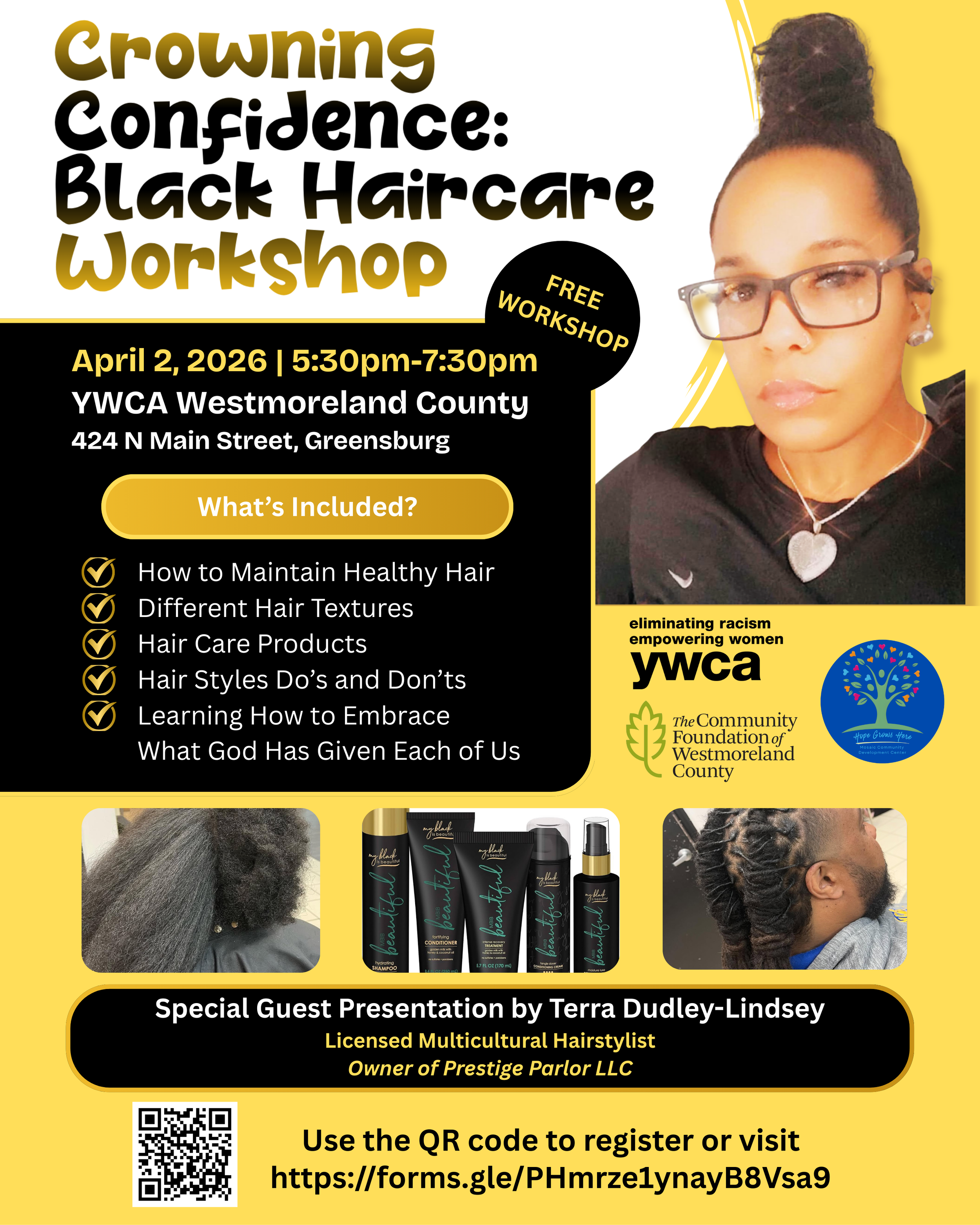 Crowning Confidence: Black Haircare Workshop