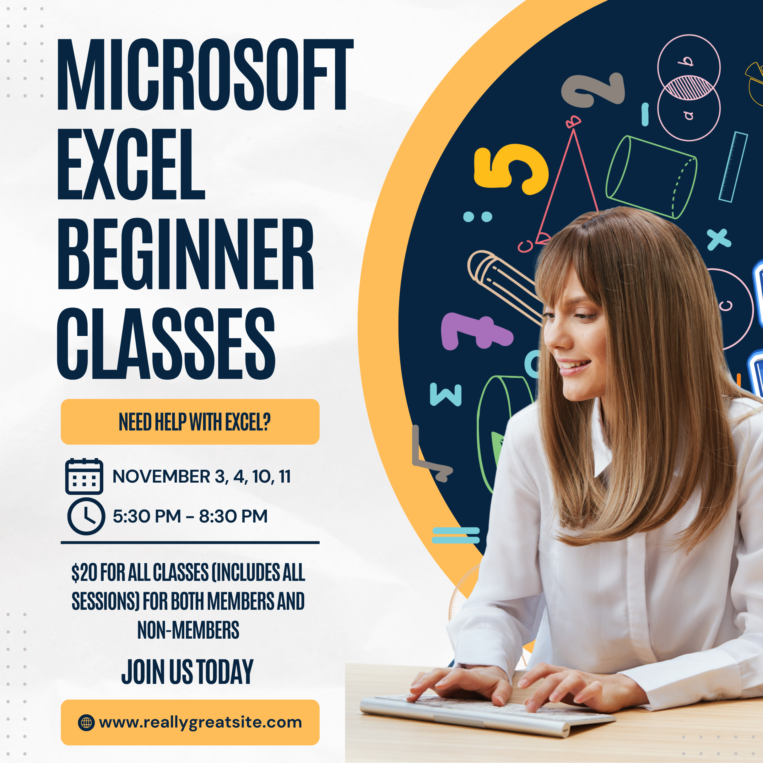 Microsoft Excel Beginner Classes