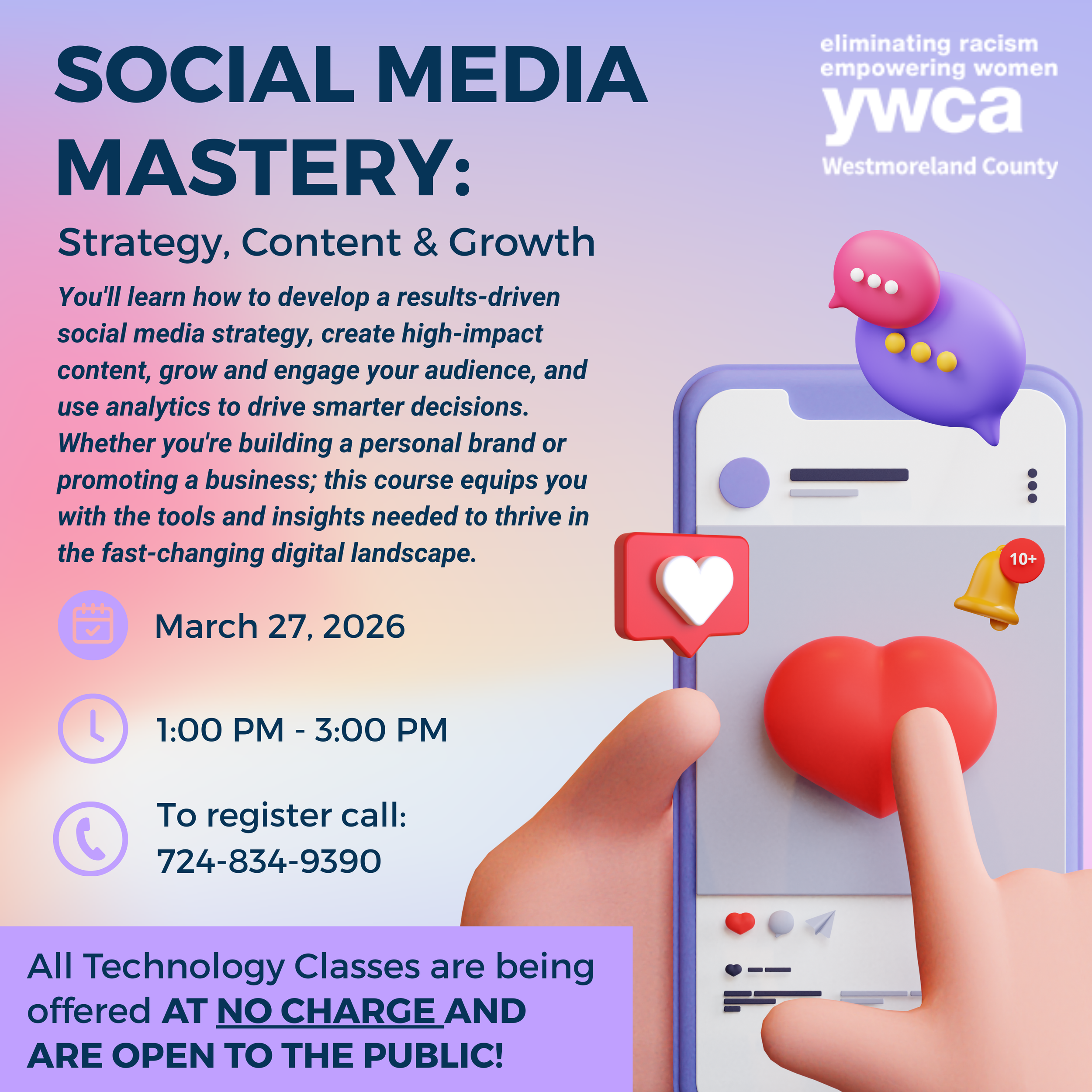 Social Media Mastery: Strategy, Content &amp; Growth