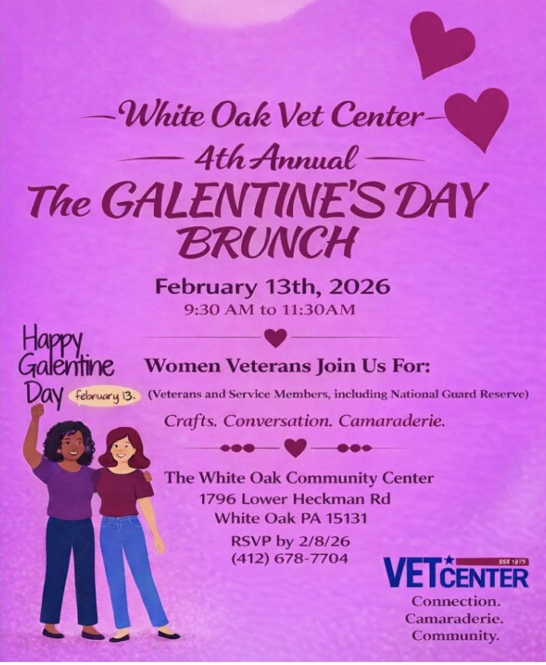 Vet Center Galentine's Day Brinch