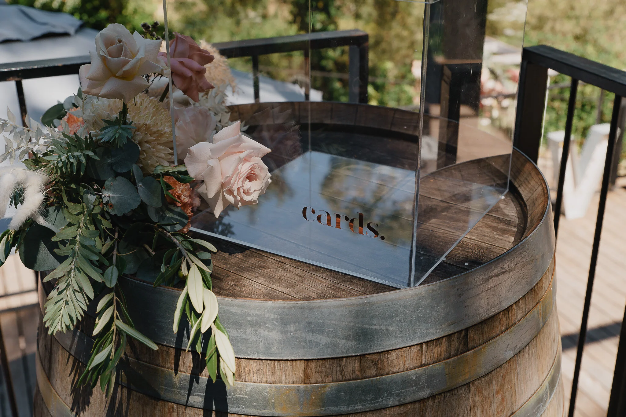 acrylic card boxes