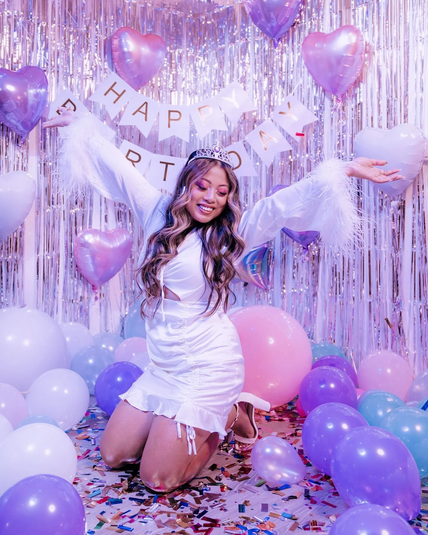 wishing a happy birthday to the queen @teena_thach 💖🎂✨ a throwback to her birthday shoot from 2021&ndash; go wish her a happy birthday on her new post!!