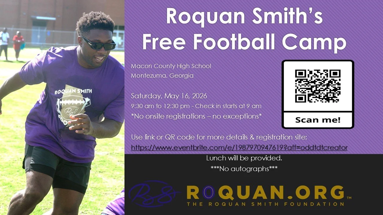 Roquan Smith's Free Football Camp