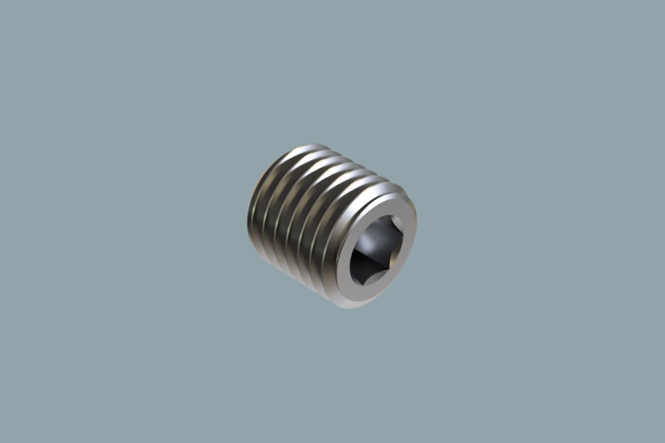 Set Screw, Flat Pt, Slotted, M1.6x2