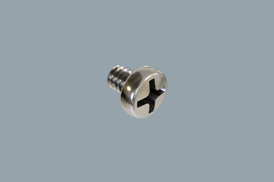 Screw, Pan Head Phillips, M2x3  (Olympus=PUK)