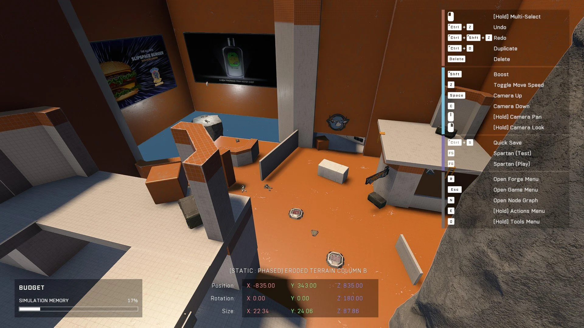 Another view of the "Square Area"