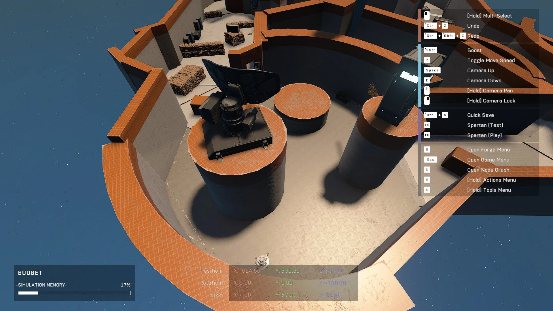 What would soon be called "the Mangler area". I meant for this to be a second arena in the same vein as the "Square Area" but, as you can tell by the name, it was really only known for the weapon that spawned there, the Mangler.