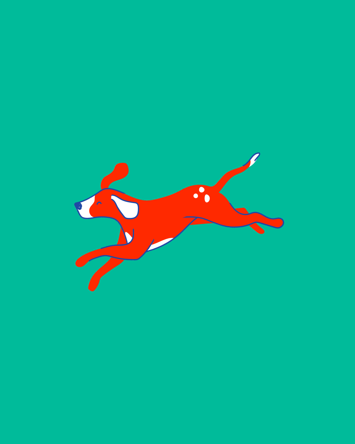Dog Illustrations on Color.gif