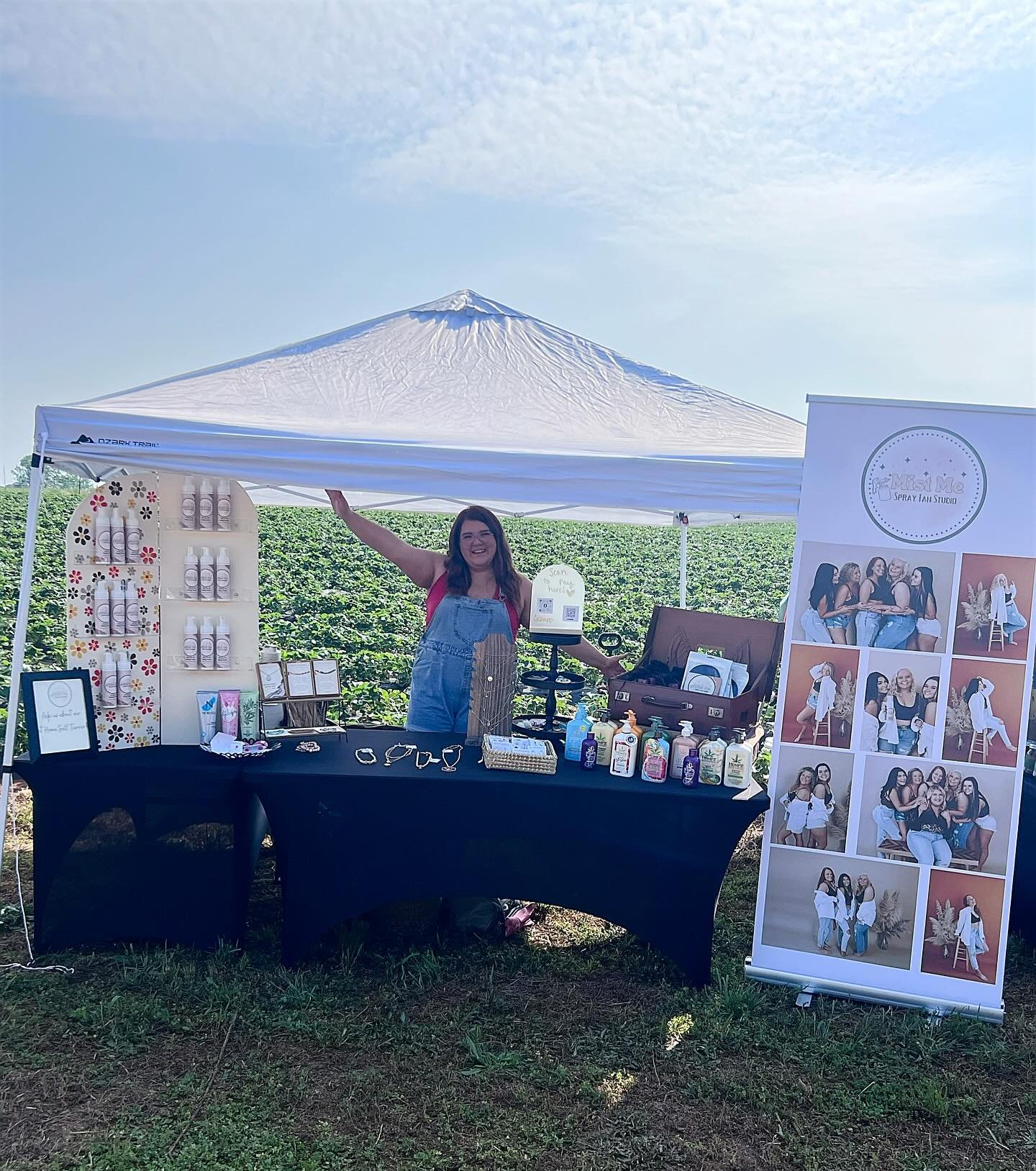 All set up and ready for a beautiful day at the Strawberry festival @dickeyfarmsinc . 

Come on out enjoy the sunshine, pick some strawberry&rsquo;s &amp; meet some amazing vendors! We will be here from 10-4🍓🌞