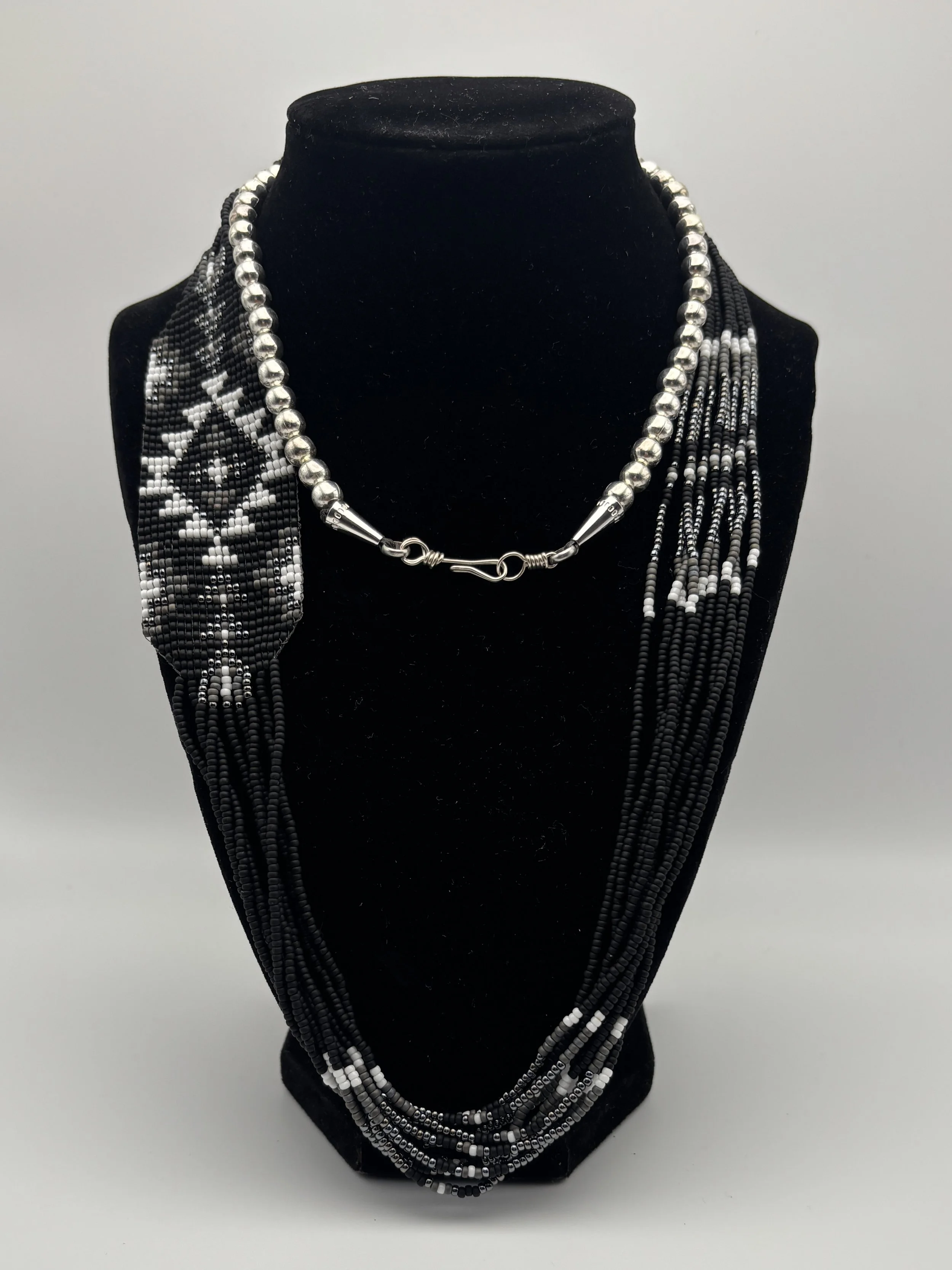 Black and white necklace