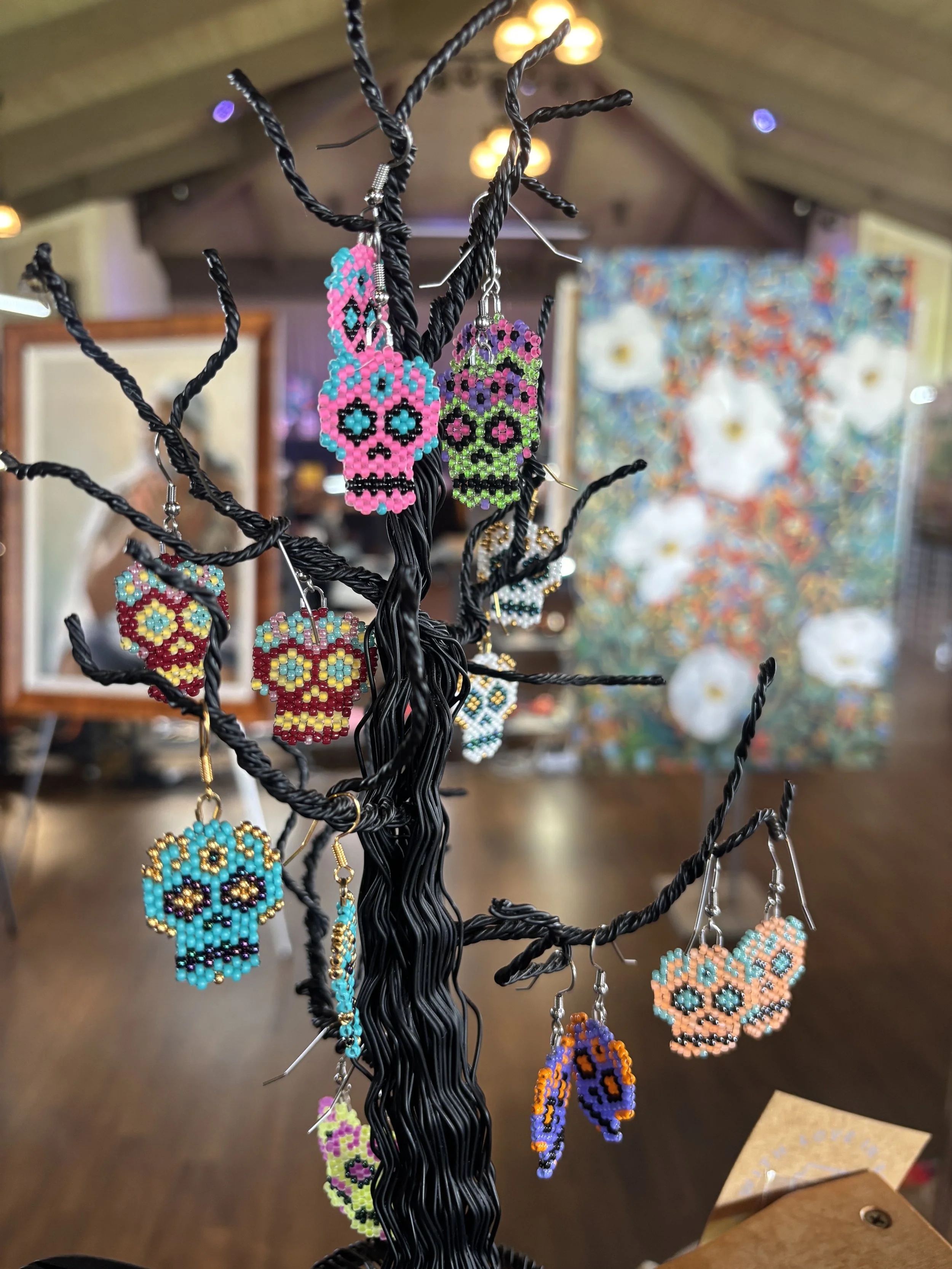 Beaded Sugar Skull