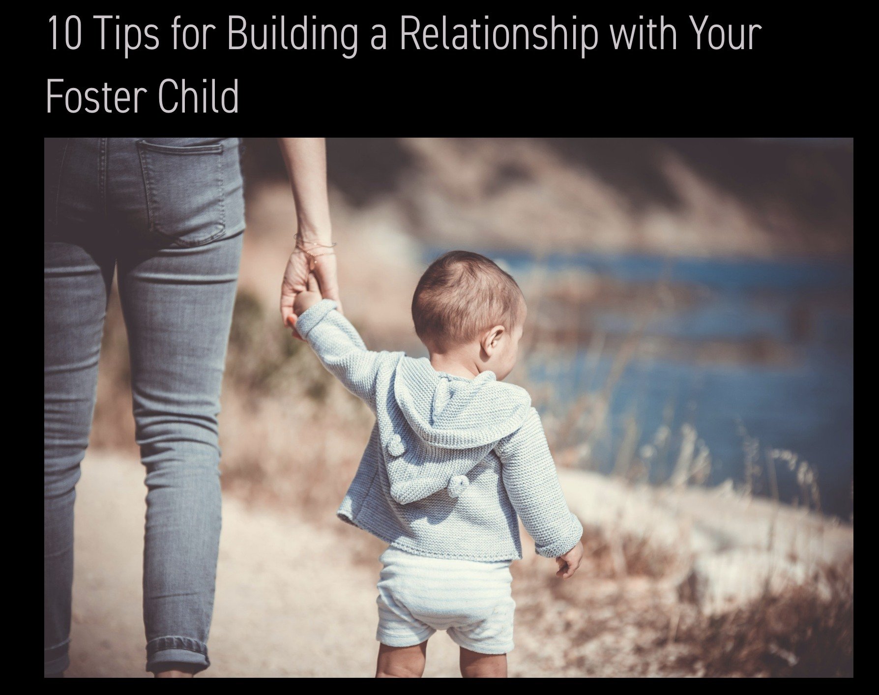 Fostering a child can be one of the most rewarding yet challenging experiences. 

Building a strong, trusting relationship with your foster child is crucial for their well-being and for creating a harmonious household. 

Read this week's blog
Ten tip