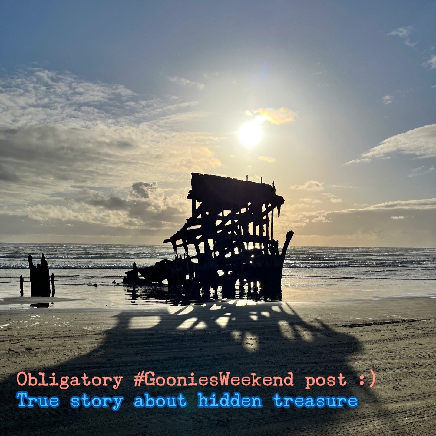 ✨Hidden Treasure and the Goonie Vibe✨
It&rsquo;s #GooniesWeekend here in Astoria, Oregon, and the whole town is buzzing with 80s nostalgia, pirate energy, and the thrill of treasure maps and secret passageways.
True story: a few years ago, shortly be