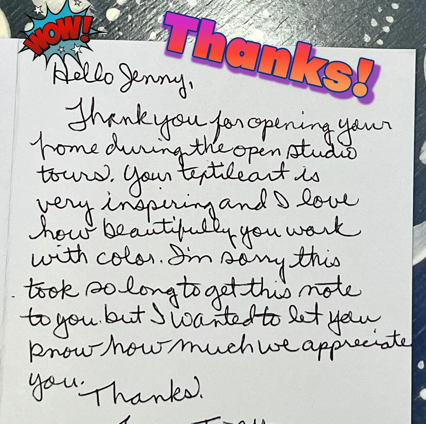 Fall Round up:
1) wow!!! I got this amazing thank you note from some folks who came to my house/ studio during Astoria Open Studios in July. What an amazingly kind and powerful gesture. I can&rsquo;t tell how much it meant to me. Thanks!!!
2)turkey v