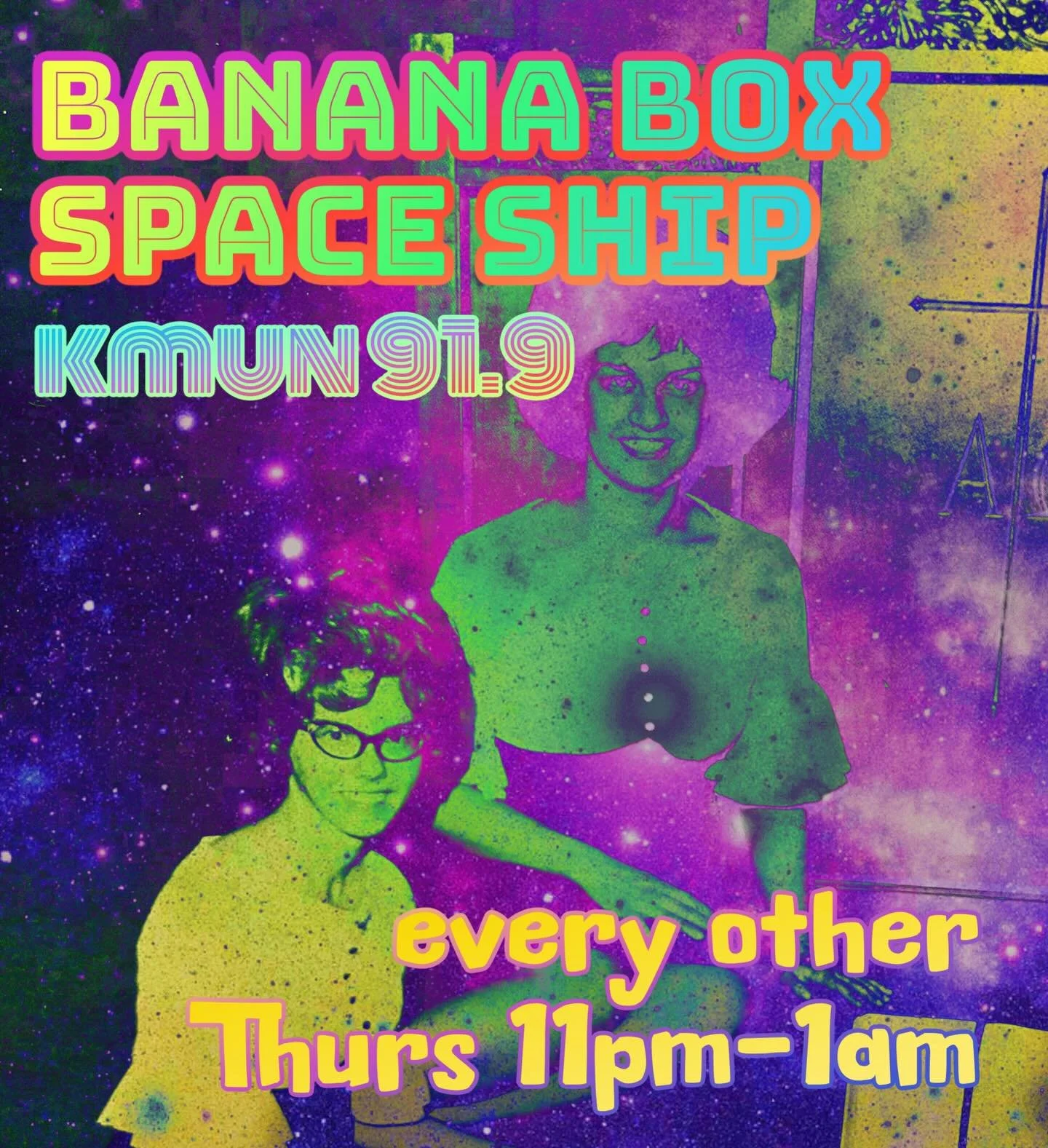 Do you need to go on a journey? Do you need to get the creative juices flowing? Well, we here at Banana Box Space Ship headquarters have got you covered. Tune in to @kmun91.9 TONIGHT(March 12) for our latest musical offerings. 11pm -1am. OR, listen t