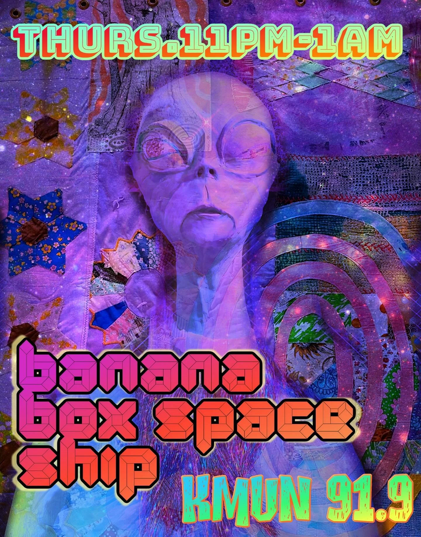 TONIGHT! Aliens.  Weirdness. Dancing. Confusion. And a listener letter from little Jimmy. Thursday March 26, star date 2026, 11pm-1am. Available for two weeks following air time in the KMUN archives on their website . Hosted by DJ Star Hustler and DJ