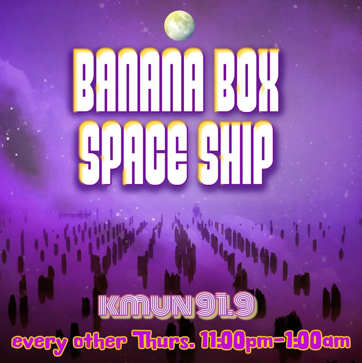 TONIGHT! The moon! Another listener letter from little Jimmy! Strange chapters! Kitchen dancing! Tune into KMUN 91.9 @kmun91.9  or stream it from KMUN.org.  11pm - 1am.  Or listen to the show later in the archives at KMUN.org. (Stored for two weeks a