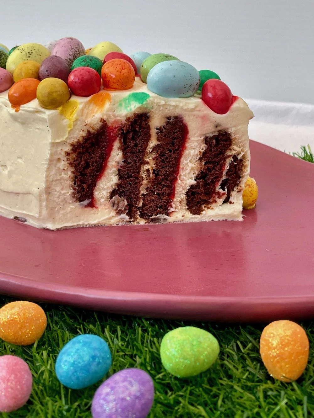 Chocolate Ripple Easter Cake