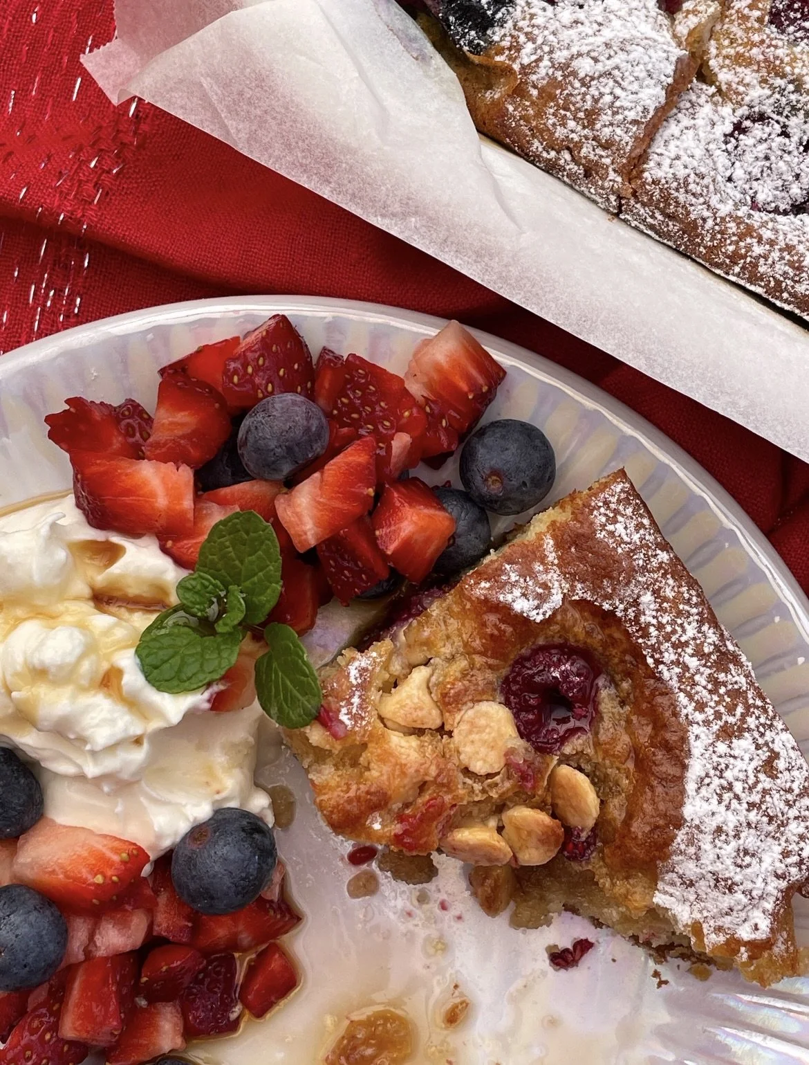 Soft and Fluffy Buttermilk Pancake Traybake