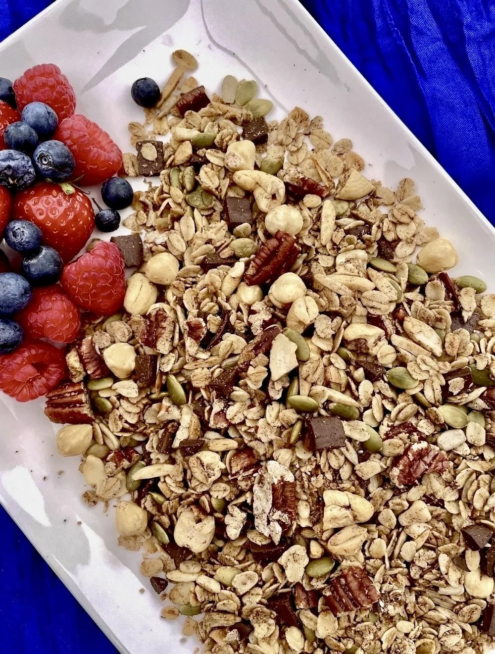 Oven-Baked Zesty Choc Granola