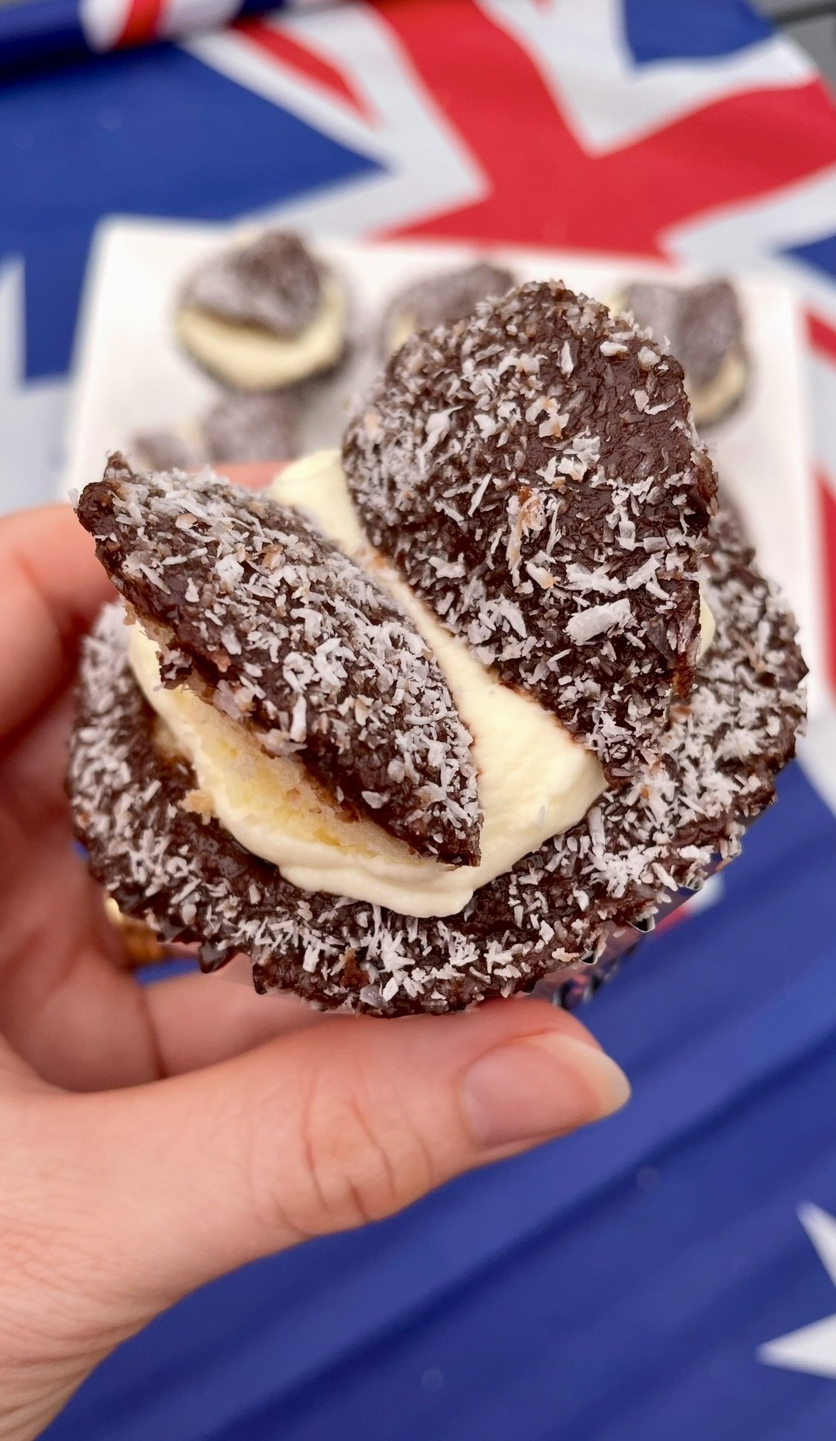 Lamington Butterfly Cupcakes