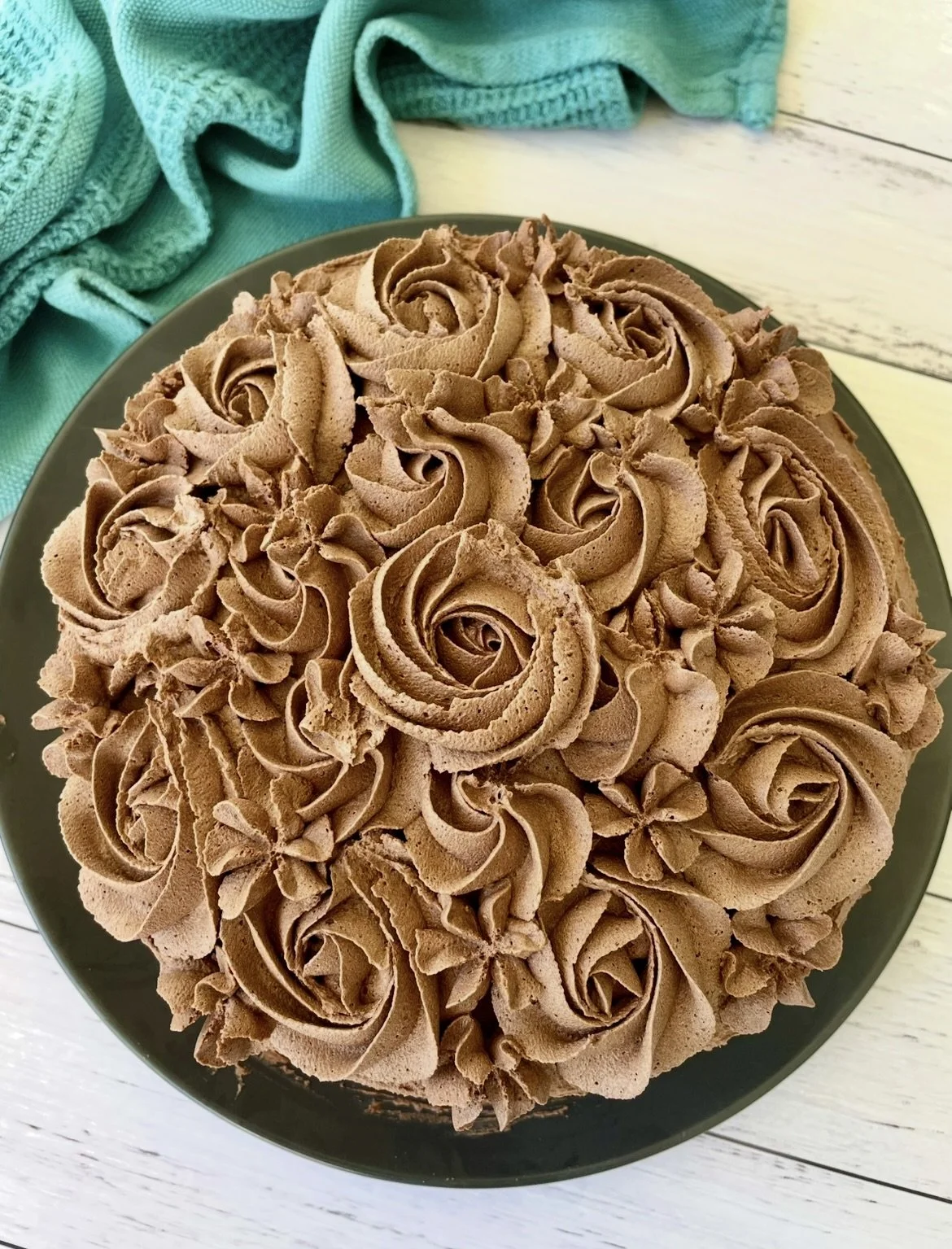 Chocolate Zucchini Cake with Chocolate Buttercream Frosting