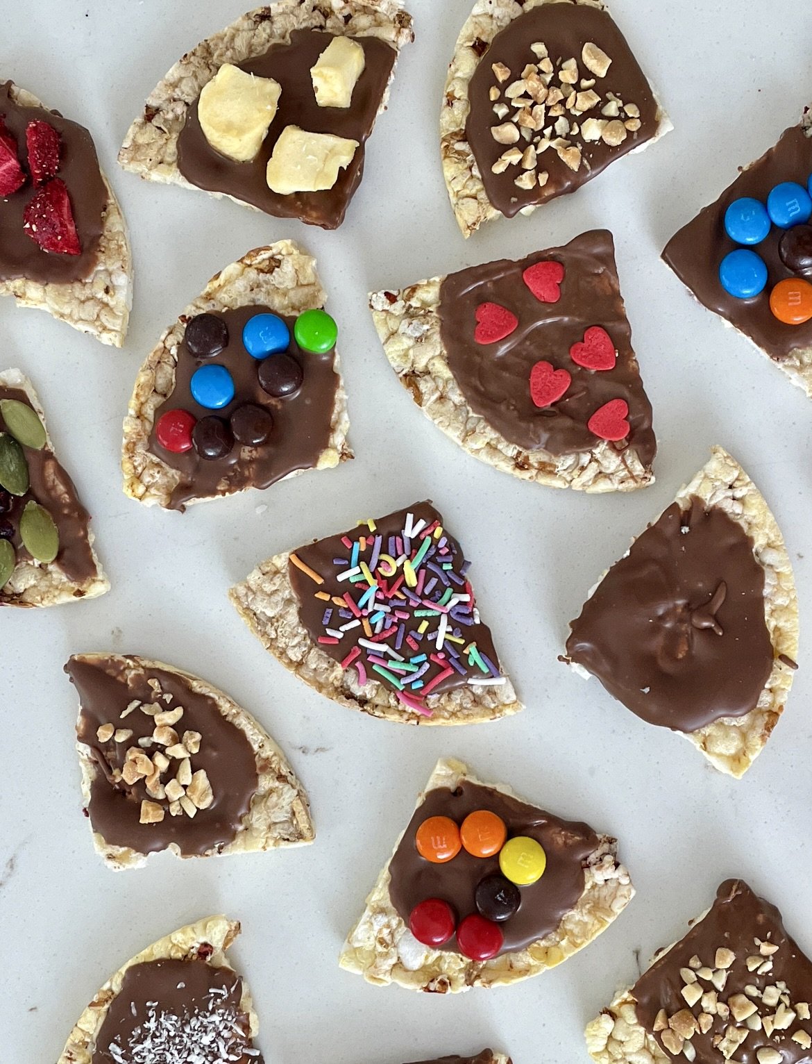 Chocolate Rice Cake Bites