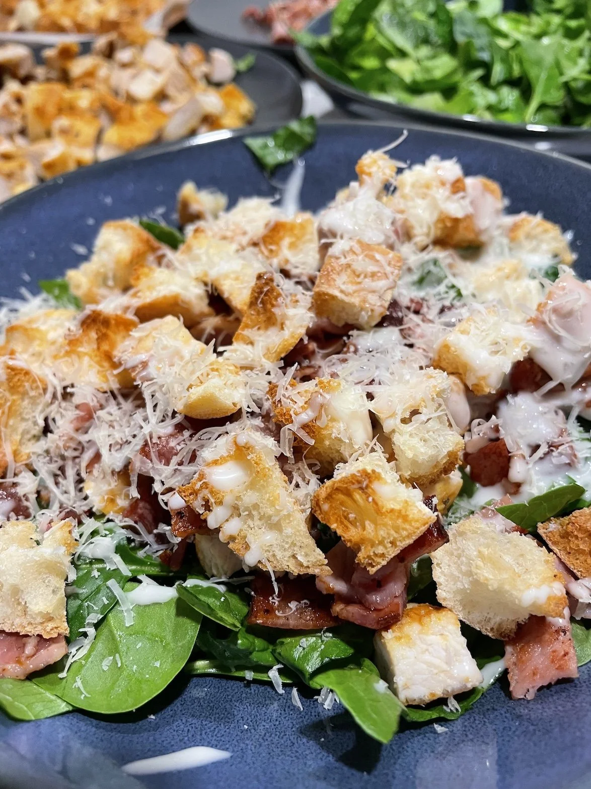 Chicken Caesar Salad with Ranch Dressing | Easy Weeknight Dinner ...