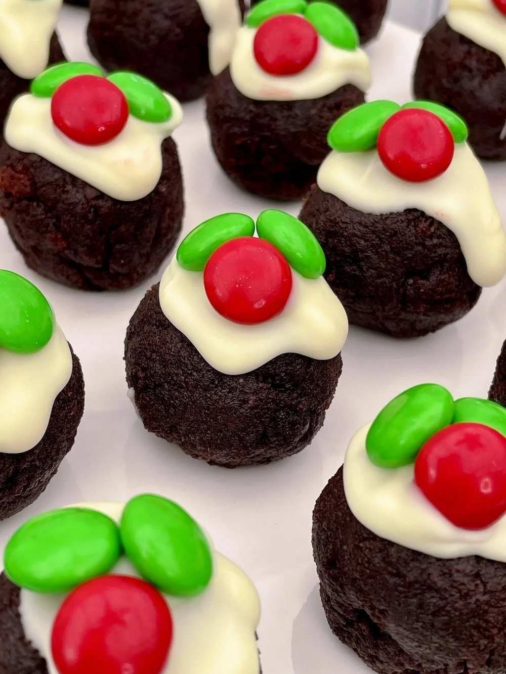 Mini Chocolate Pudding Truffles