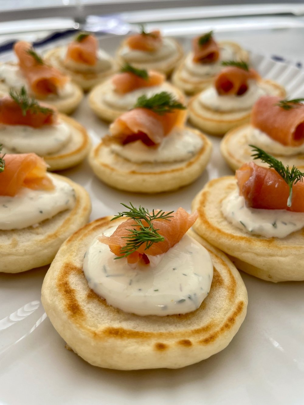 Smoked Salmon Blinis