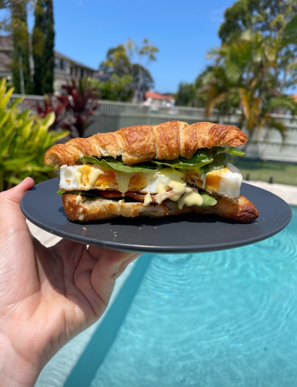 Eggs Benedict Croissant