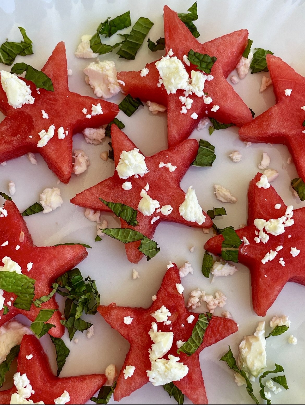 Watermelon Fetta Stars
