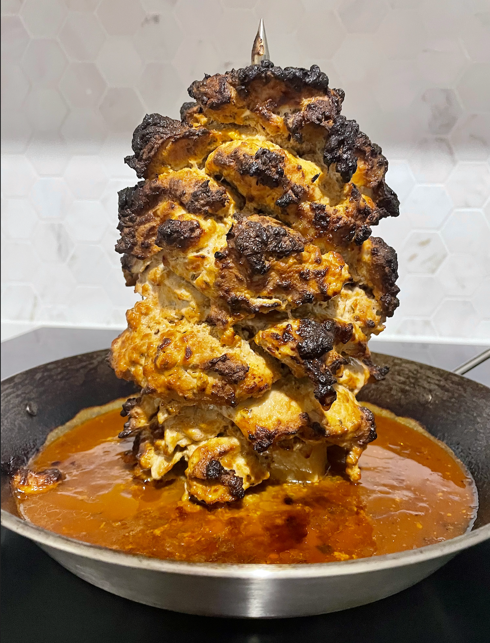 Chicken Gyros (vertical cooking pan)