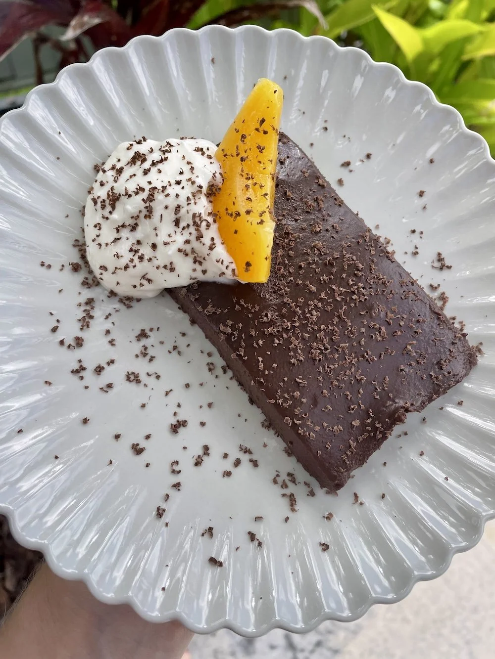 2 Ingredient Fudgy Chocolate Mousse (Viral Peach Chocolate Dessert)