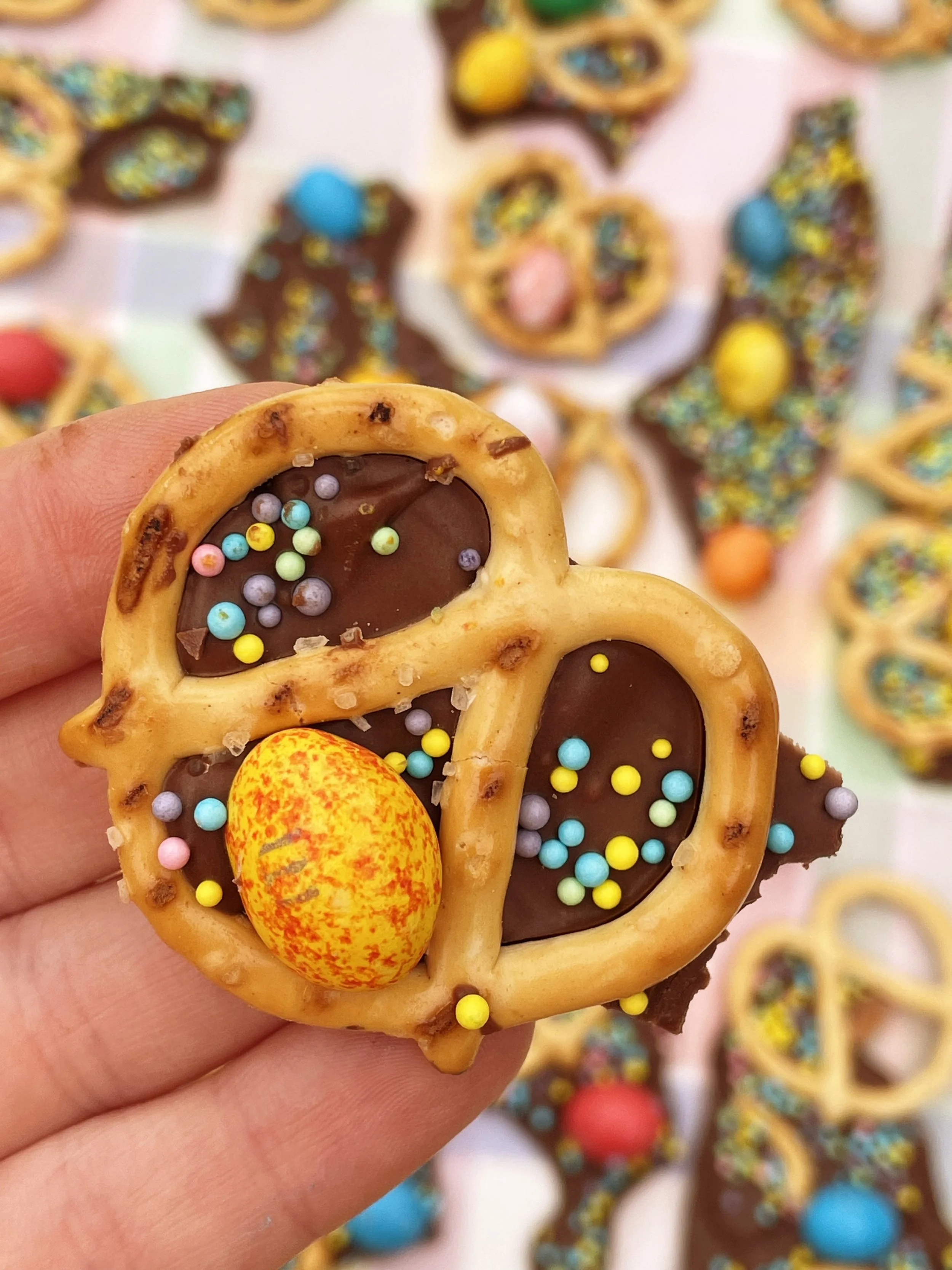 Easter Pretzel Bark