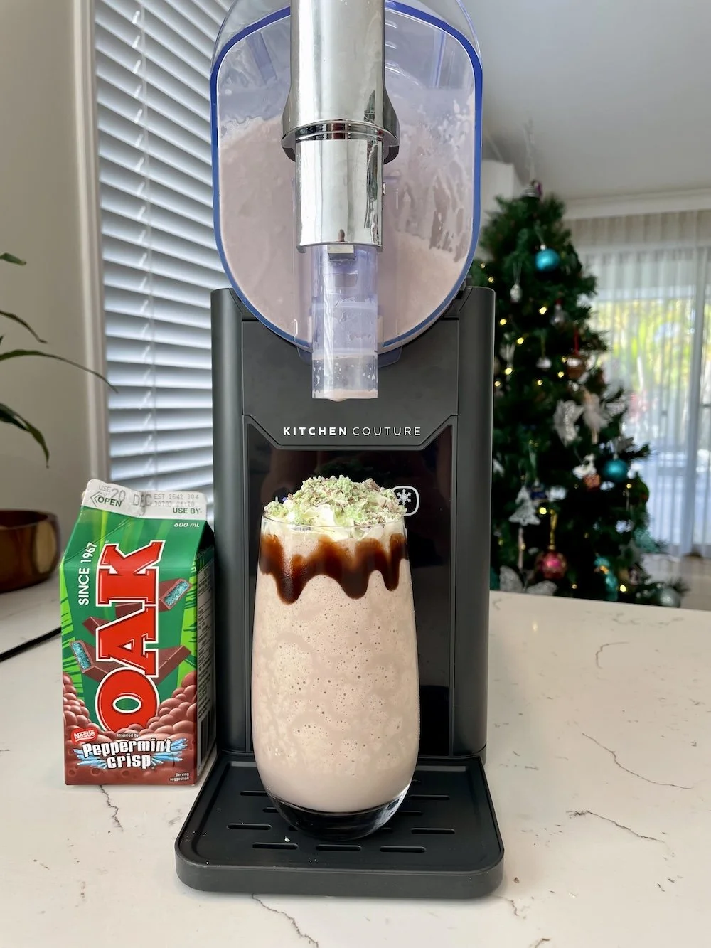 Choc Mint Milkshake Slushie