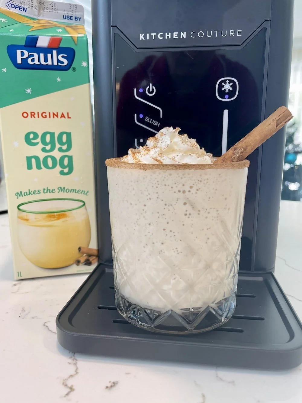 Egg Nog Slushie
