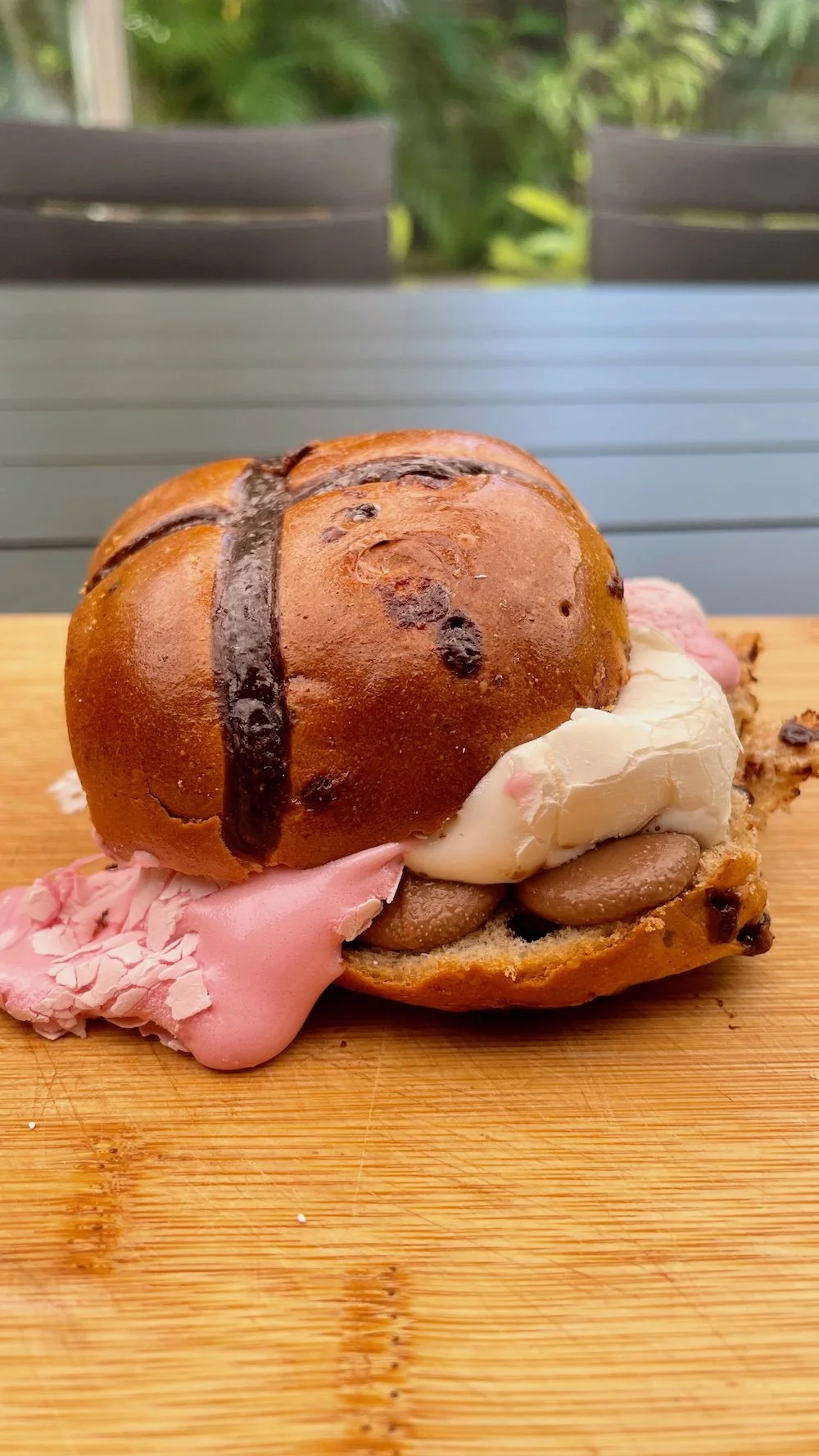 Hot Cross Bun S’mores