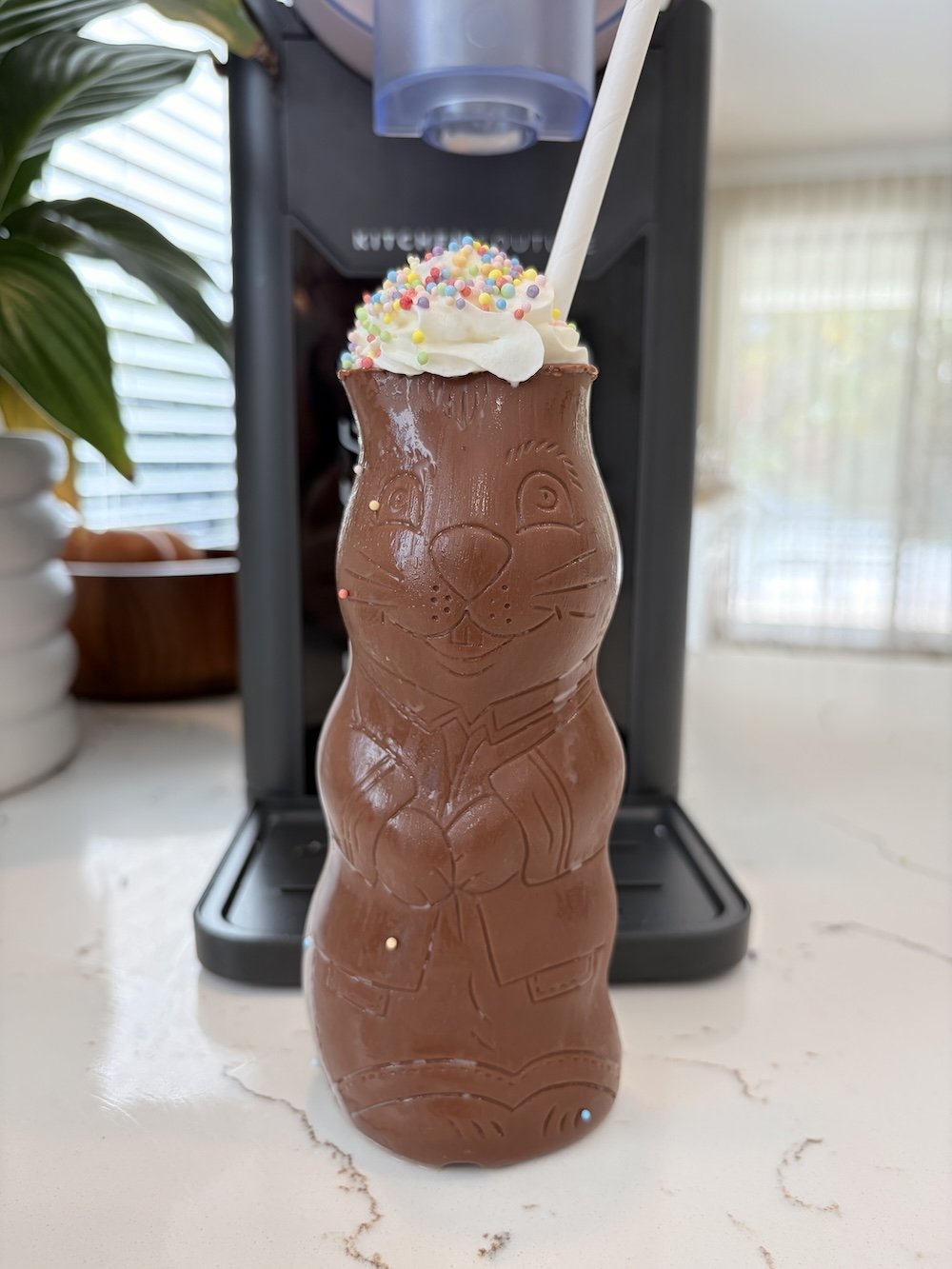 Easter Chocolate Milkshake Slushie