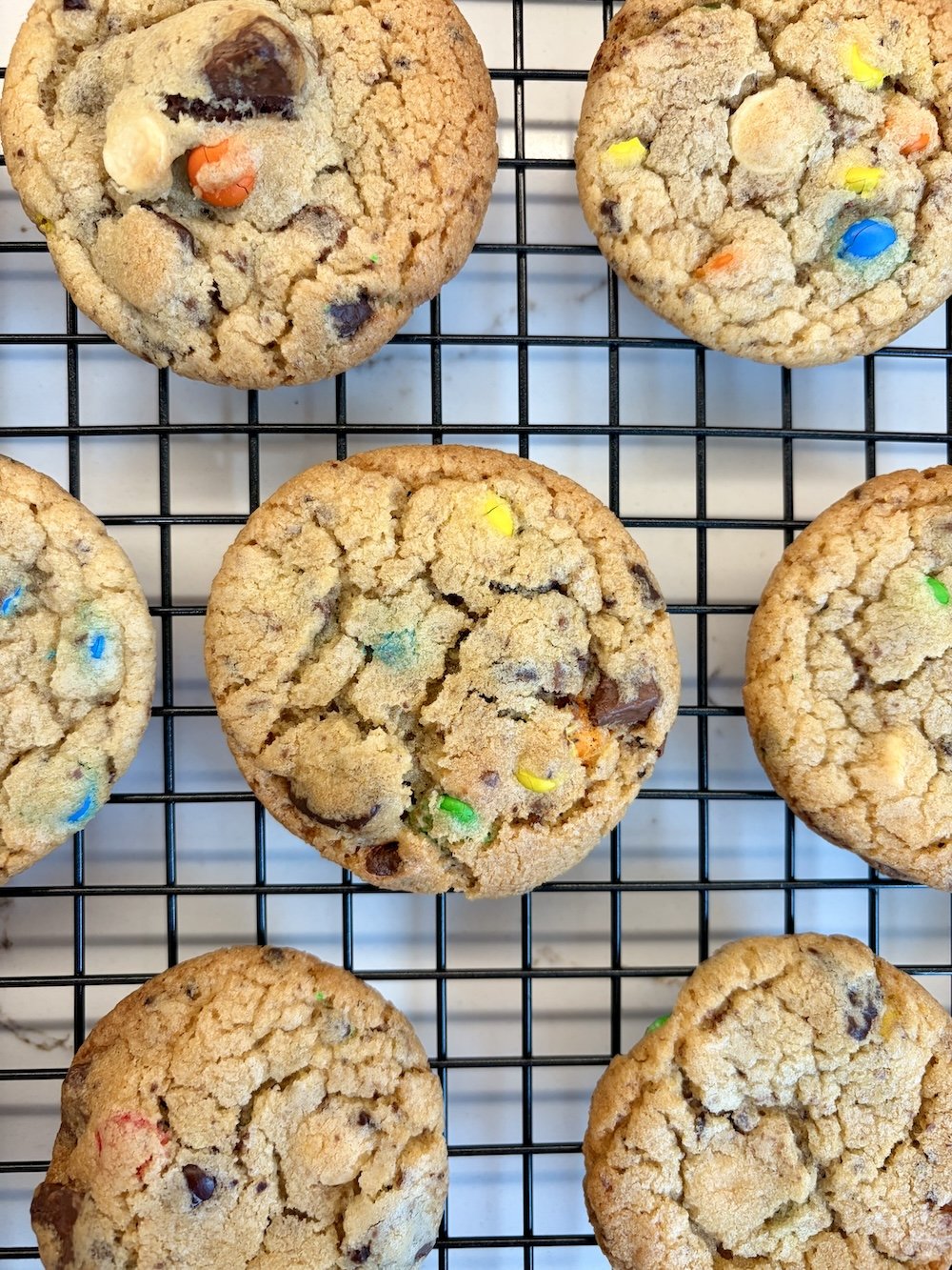 M&amp;M Subway Cookies
