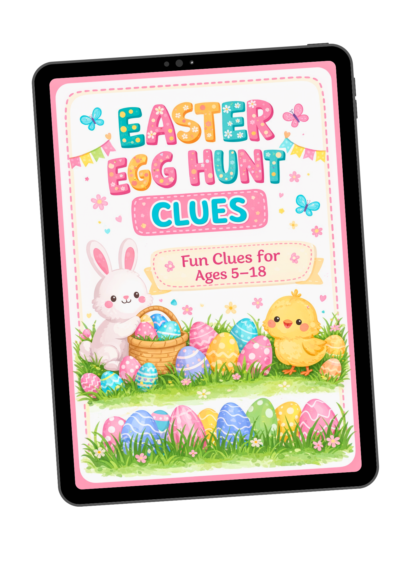 Easter Egg Hunt Clues Printable Pack (Ages 5–18)