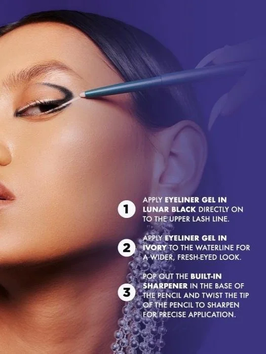 Luxcrime Retractable Eyeliner and Ultra Smooth Lip Liner Campaign