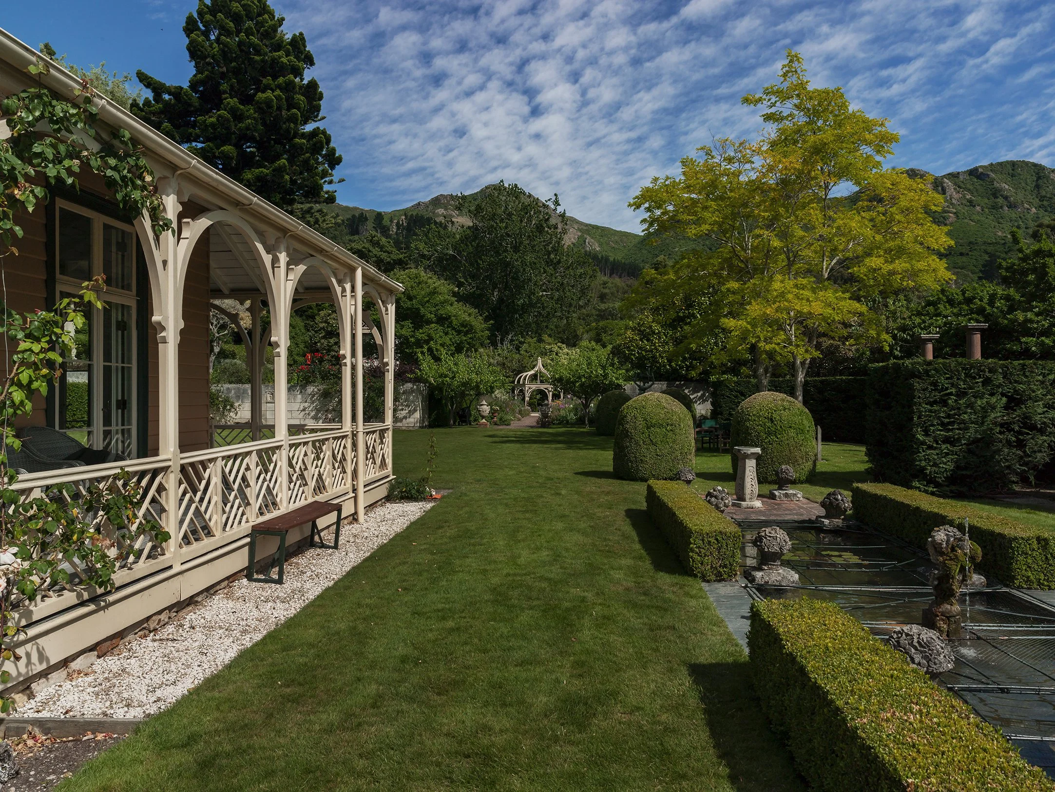The internationally significant gardens at Ōhinetahi.