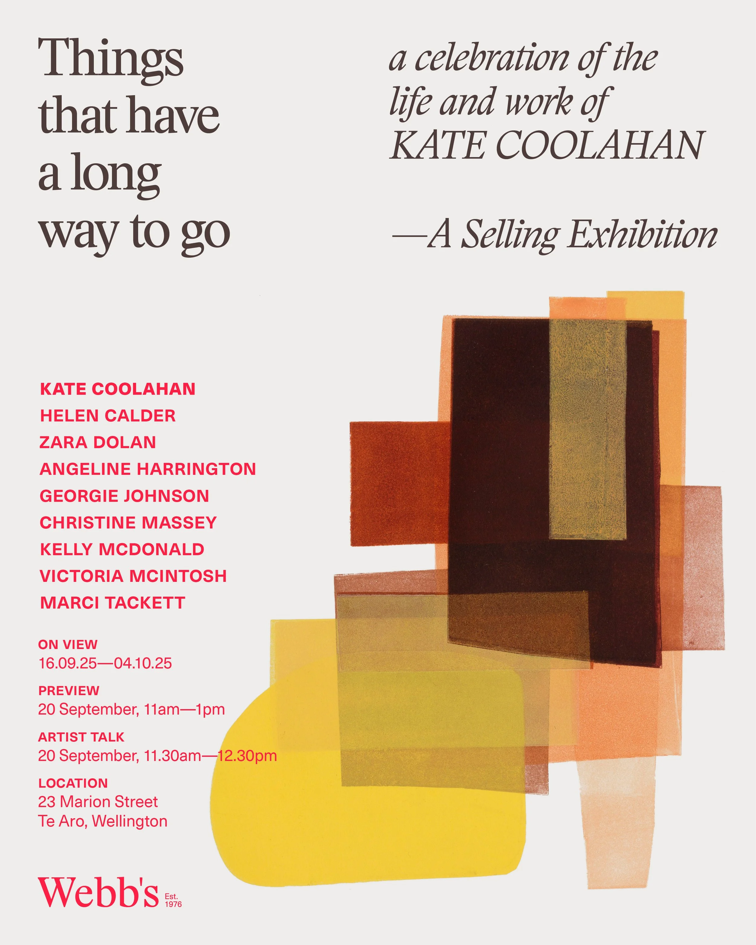 20.09.26 — Things than have a long way to go, Wellington Launch